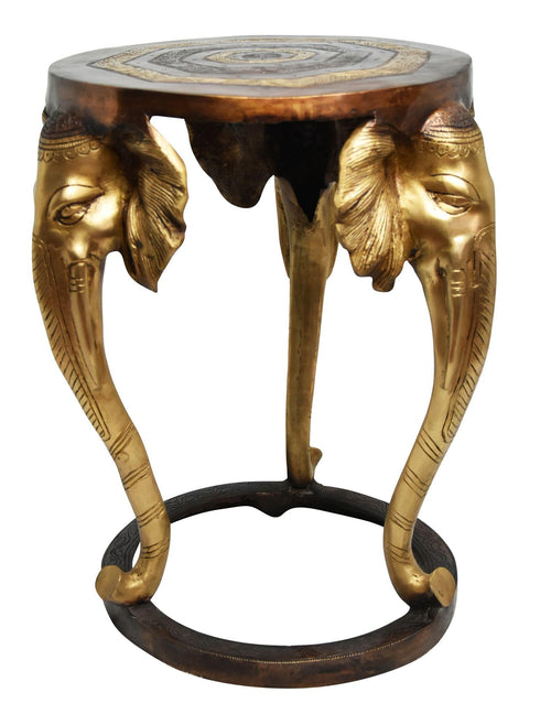 Brass Stool Statue 18Kg