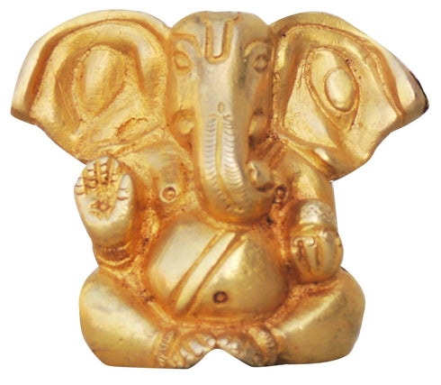 Brass Ganesh Ji God Idol Statue 0.33Kg
