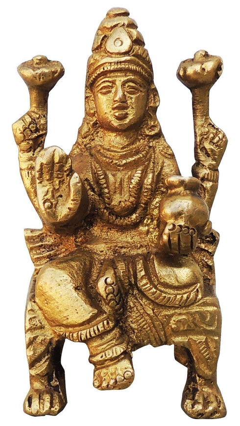 Goddess Brass Laxmi idol 0.15Kg