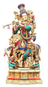 Brass Cow Krishna Big Stone Idol 32.93Kg
