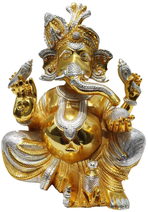 Brass Ganesh Ji God Idol Statue 7.016Kg
