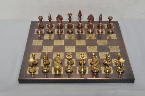 Brass Chess Set 3.81Kg