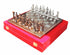Brass Chess Silver Black 3.39Kg
