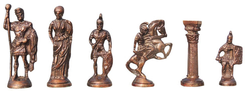 Brass Chess Silver Black 3.39Kg