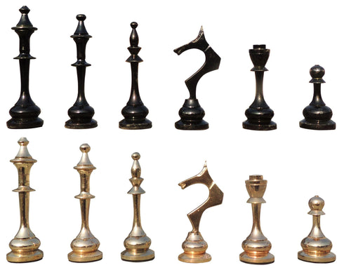 Brass Chess Board Game Set 3.06Kg