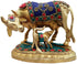 Brass Gaye Bachada Stone Statue 1.998Kg
