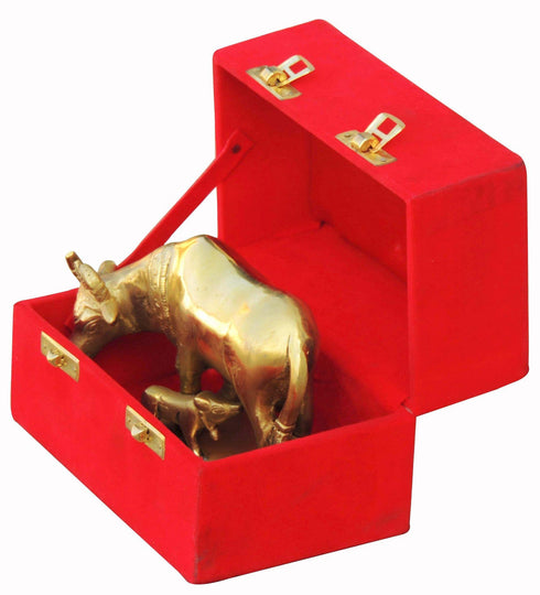 Brass Cow Statue 0.3Kg