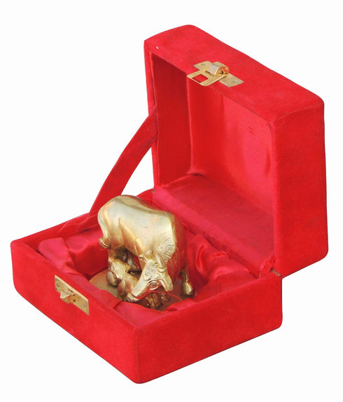 Brass Cow Statue 0.3Kg