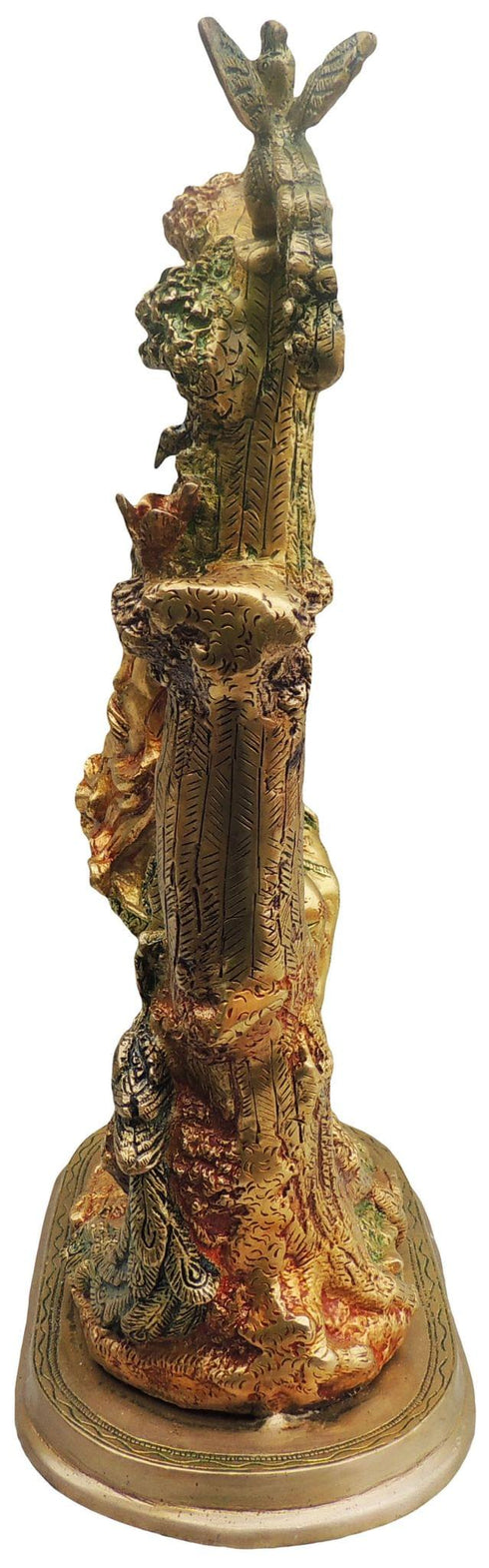 Brass Radha Krishna Jhula Colour Statue 7.9Kg