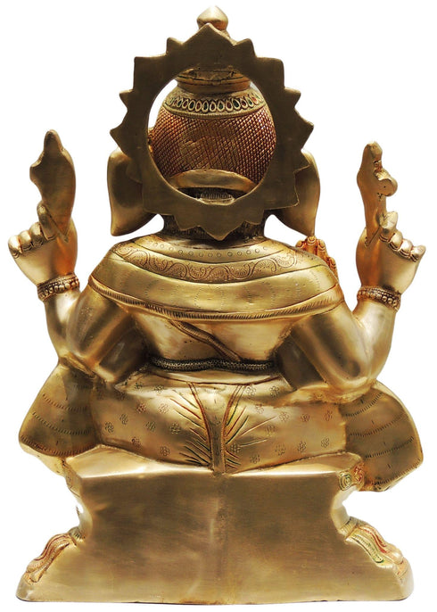 Brass Ganesh Ji Statue 20.2Kg