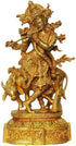 Brass Cow Krishna Idol 4.826Kg
