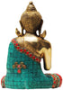 Brass Buddha Statue With Stone Finish 1Kg