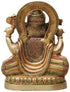 Brass Ganesh Ji God Idol Statue 3.8Kg
