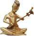 Brass Rajasthani Guitar Statue 2.7Kg