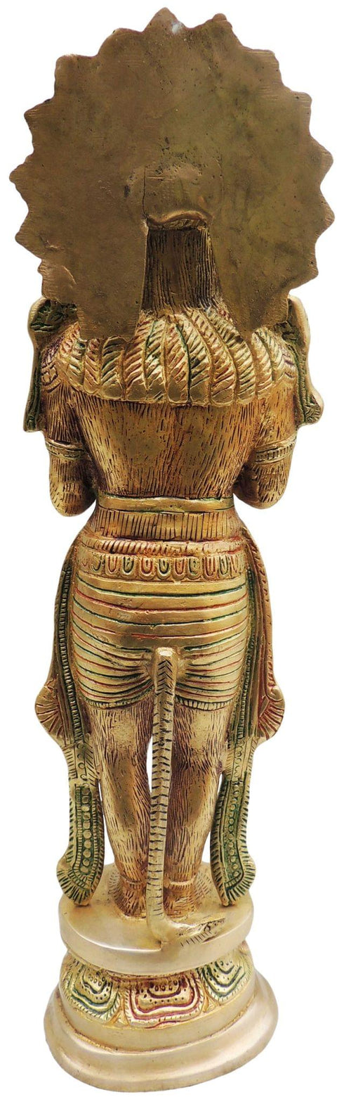 Brass Hanuman Ji Standing God Idol Statue 4.36Kg