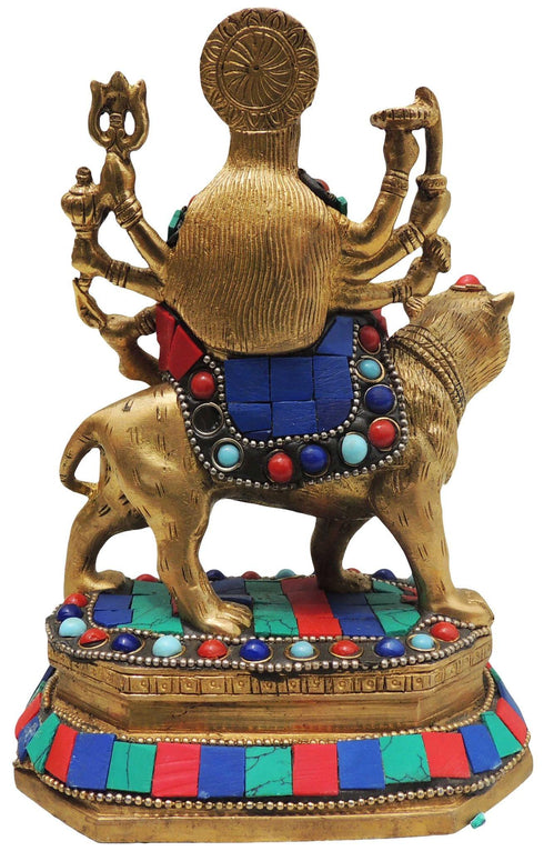 Brass Goddess Durga Superfine Idol 1.294Kg