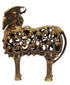 Brass Nandi Jali Statue 2.22Kg