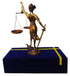 Brass Justice Lady Statue With Velvet Box 2Kg
