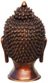 Brass Budha Head With Antique Finish 9.38Kg