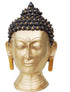 Brass Budha Head Statue Antique Finish 9.38Kg