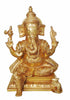 Brass Ganesh Ji Big Statue 3.9Kg
