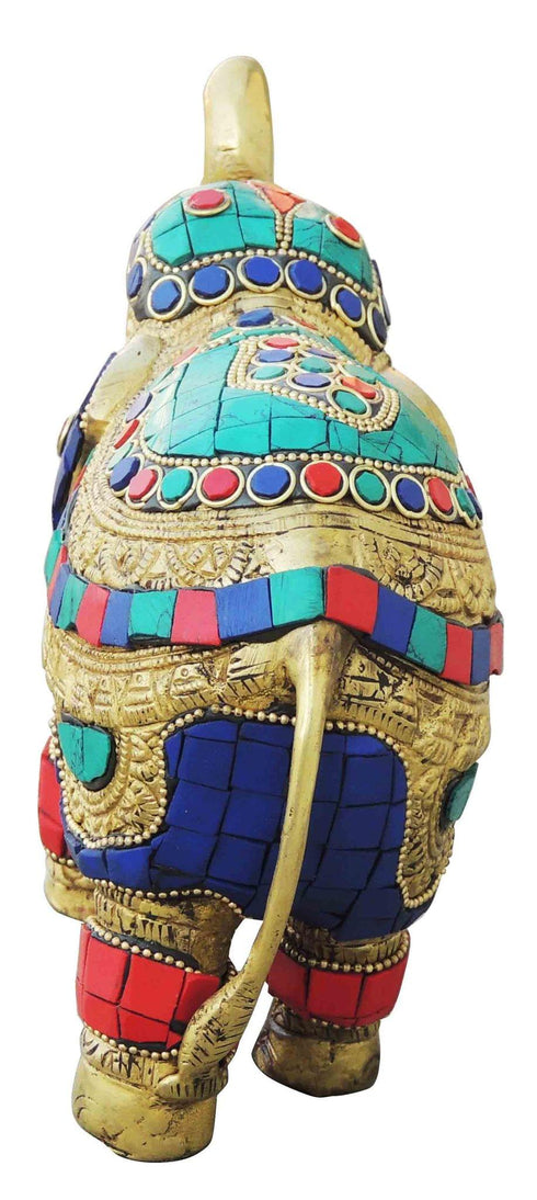 Brass Elephant Statue 2.05Kg