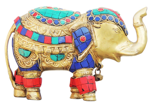 Brass Elephant Statue 2.05Kg