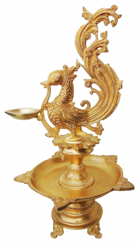Brass Cock Murga Deepak God Idol Statue 5Kg