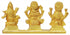 Brass Lgs On Same Base God Idol Statue 0.26Kg