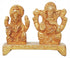 Brass Laxmi Ganesh One Base Statue 0.175Kg