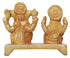 Brass Laxmi Ganesh One Base Statue 0.175Kg