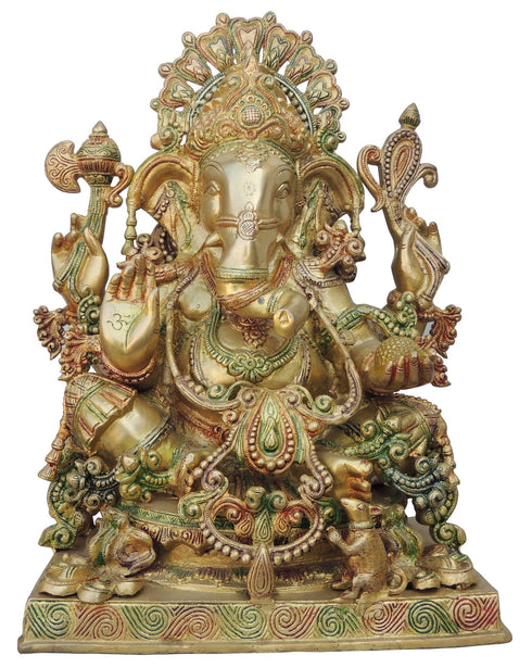 Brass Ganesh Ji Statue 24.76Kg