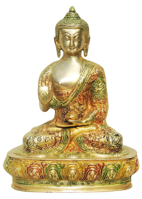 Brass Buddha Big Statue 2.6Kg