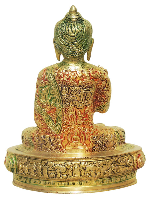 Brass Buddha Big Statue 2.6Kg