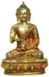 Brass Buddha Big Statue 3.88Kg