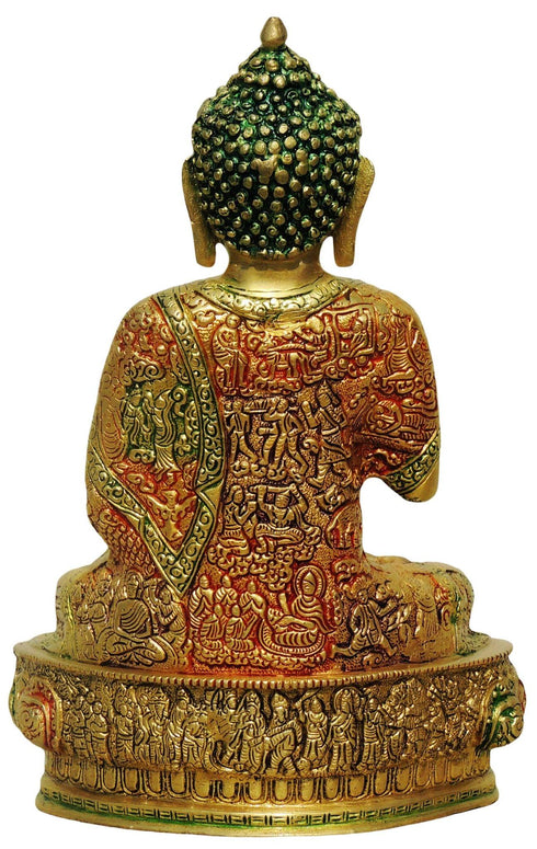 Brass Buddha Big Statue 3.88Kg