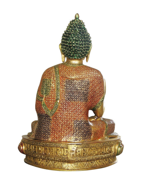 Brass Buddha Statue 22.09Kg