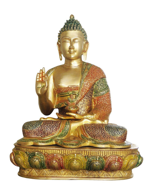 Brass Buddha Statue 22.09Kg