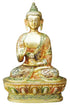 Brass Buddha Statue 1.04Kg