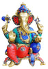 Brass Ganesh Ji Statue 19.178Kg