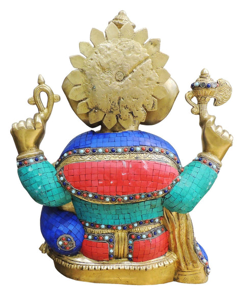 Brass Ganesh Ji Statue 19.178Kg