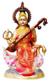 Brass Saraswati Ji Goddess Statue 27.2Kg