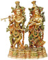 Brass Radha Krishna Platform God Idol 36.24Kg