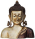 Brass Budha Head Antique Statue 4.42Kg