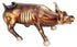 Brass Bull Idol Medium With Antique Finish 6.66Kg