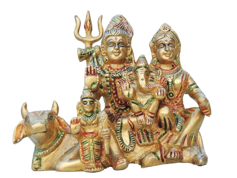 Brass Shiv Parivar Statue 1Kg