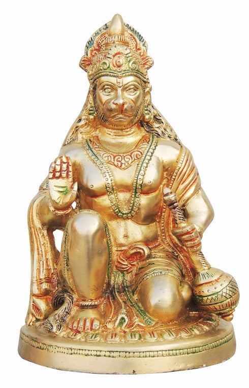 Brass Hanuman Ji Statue 3.47Kg