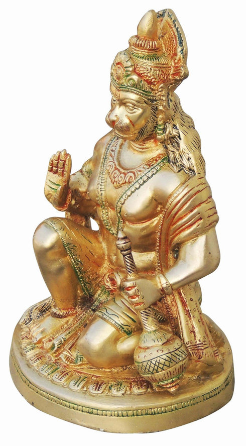 Brass Hanuman Ji Statue 3.47Kg