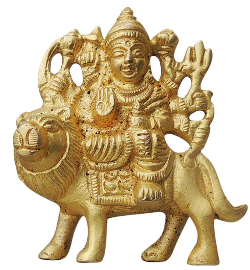 Brass Durga Devi Idol 0.145Kg