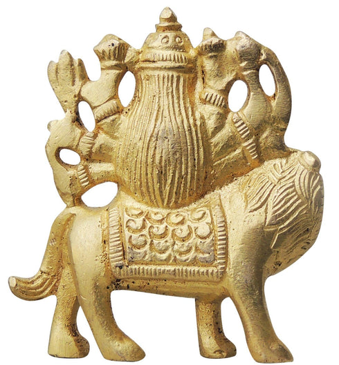 Brass Durga Devi Idol 0.145Kg